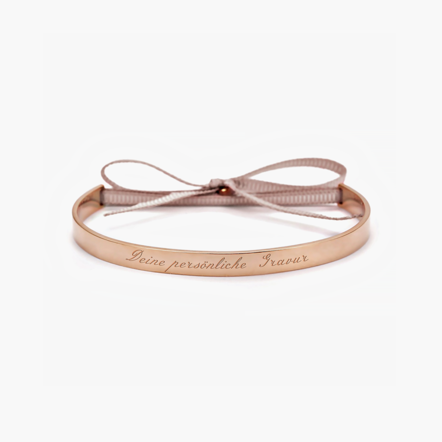 Balance Armband Roségold mit Gravur