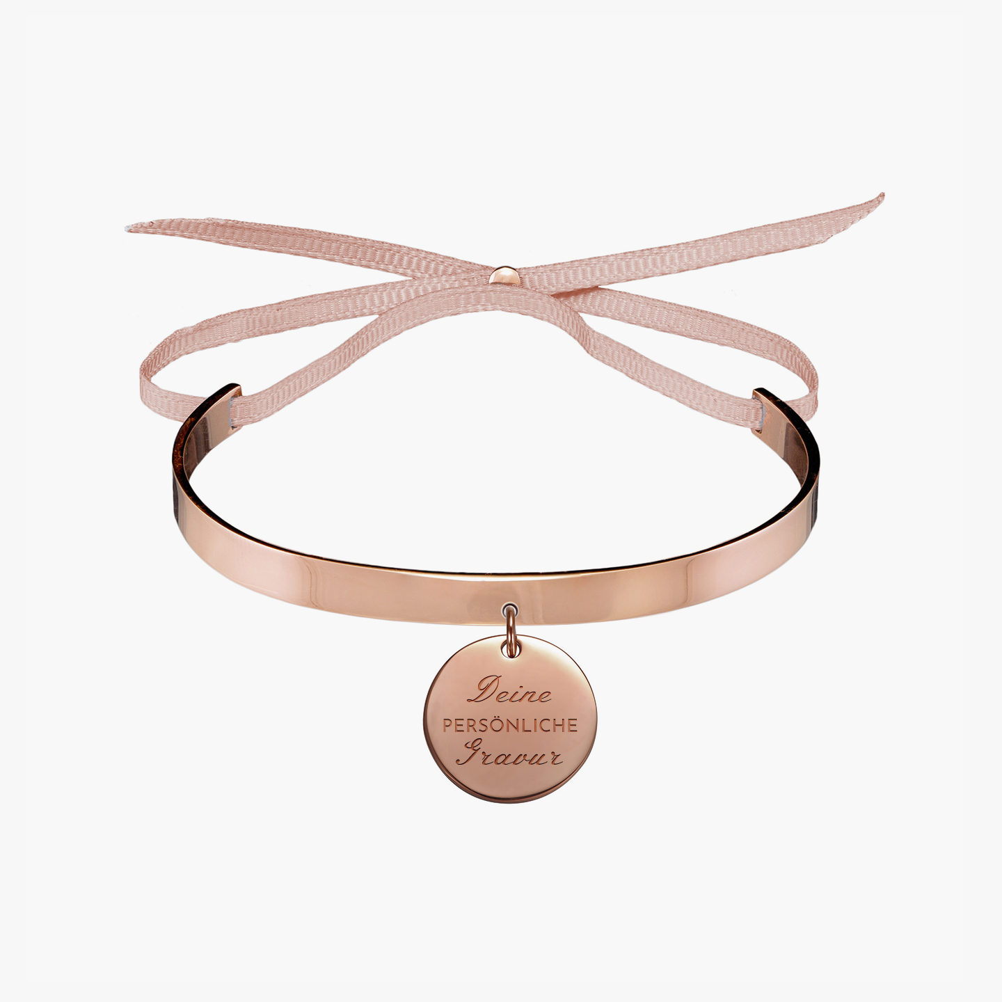 Balance Charm Armband Roségold mit Gravur