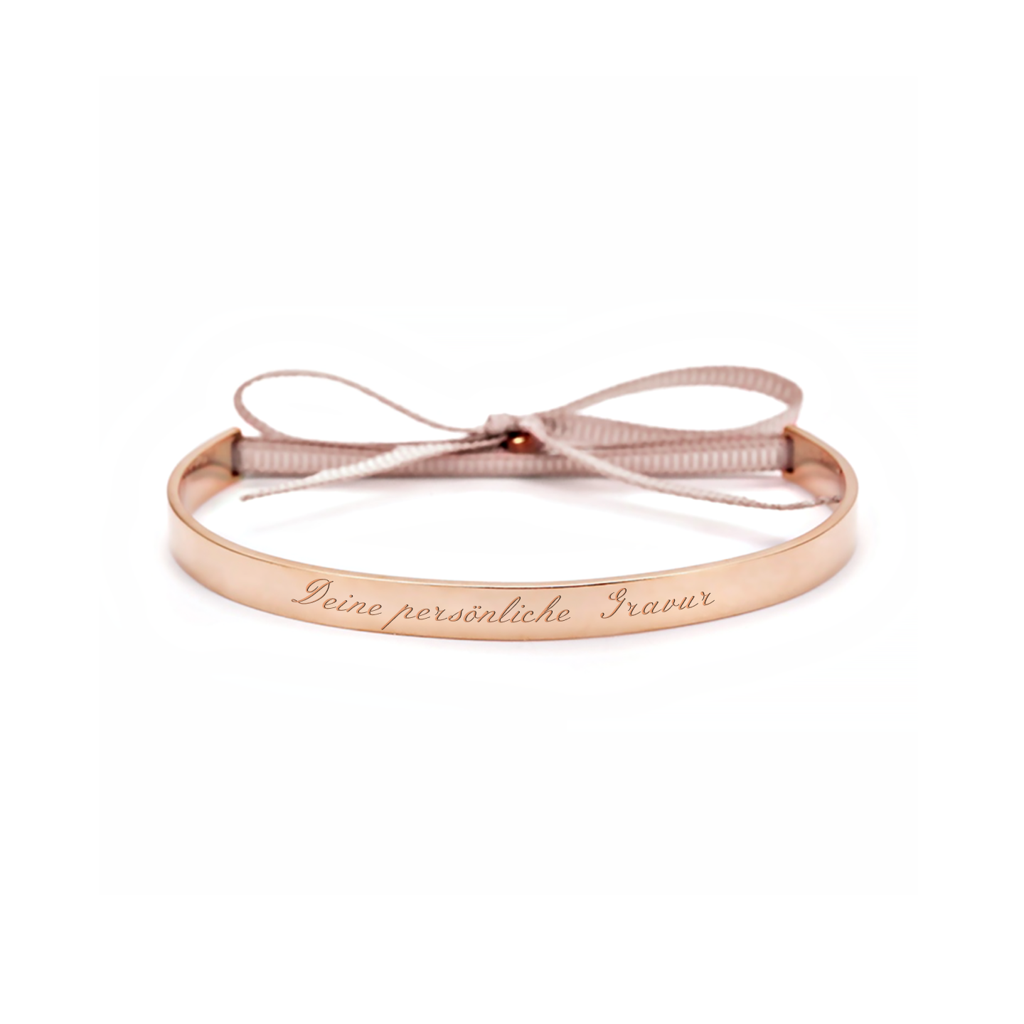 Balance Armband Roségold mit Gravur