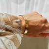 Balance Big Armband Roségold mit Gravur